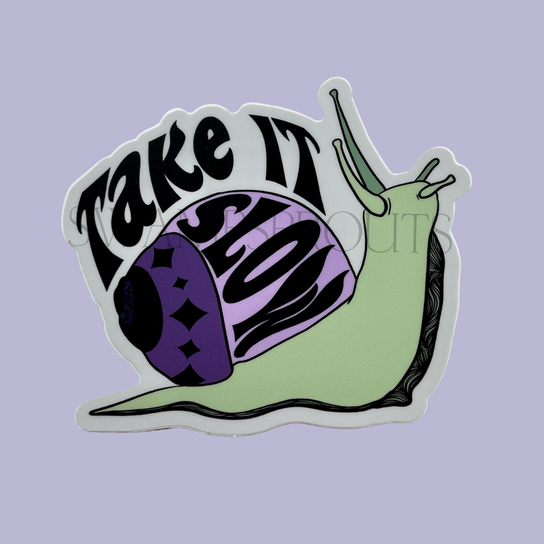 Snail Vinyl Sticker