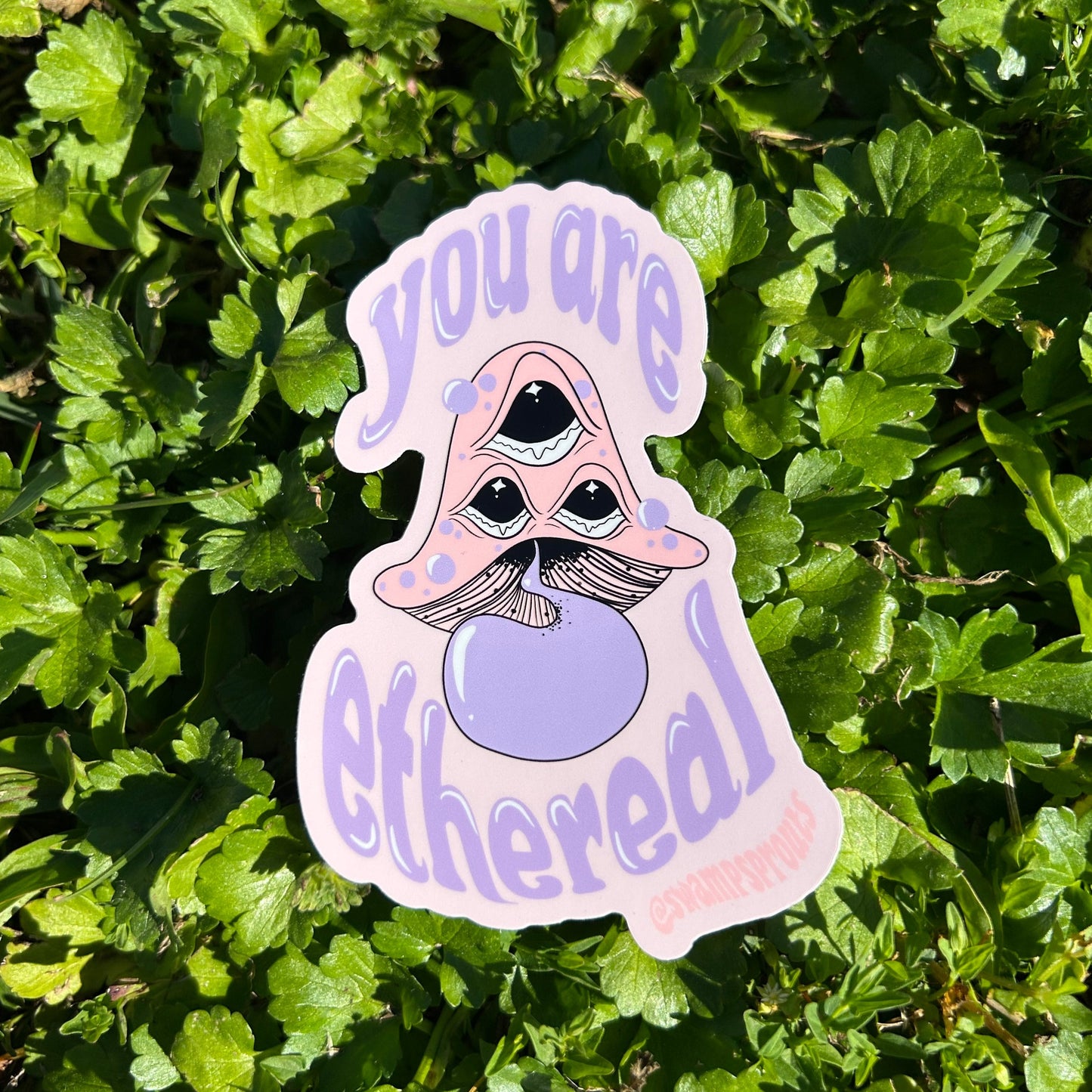 Ethereal Mushroom Vinyl Sticker