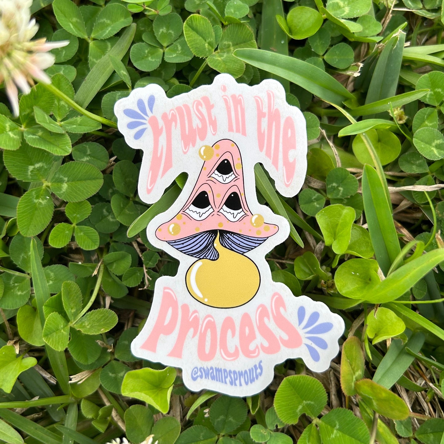 Trust Mushroom Vinyl Sticker