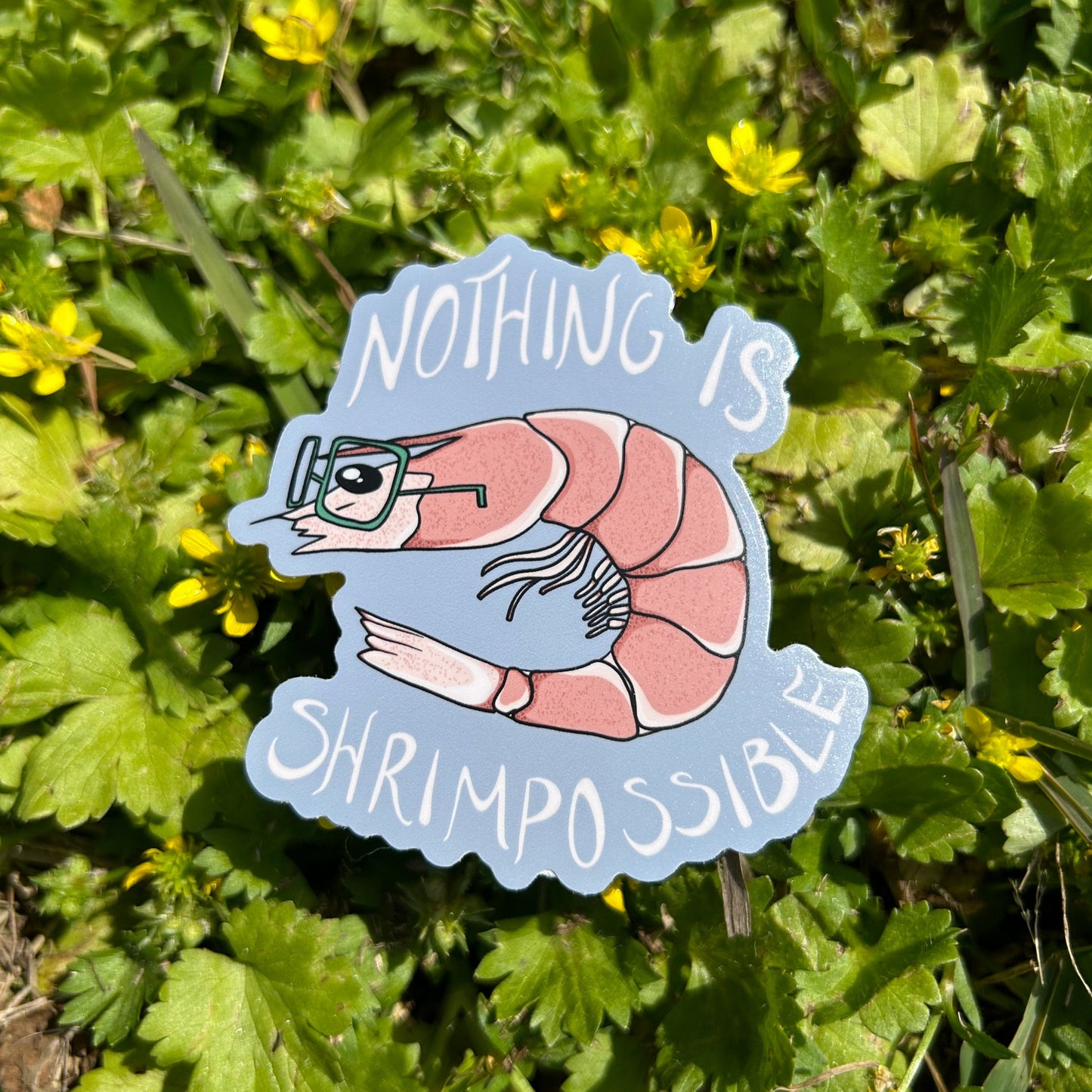 Louisiana Shrimp Vinyl Sticker