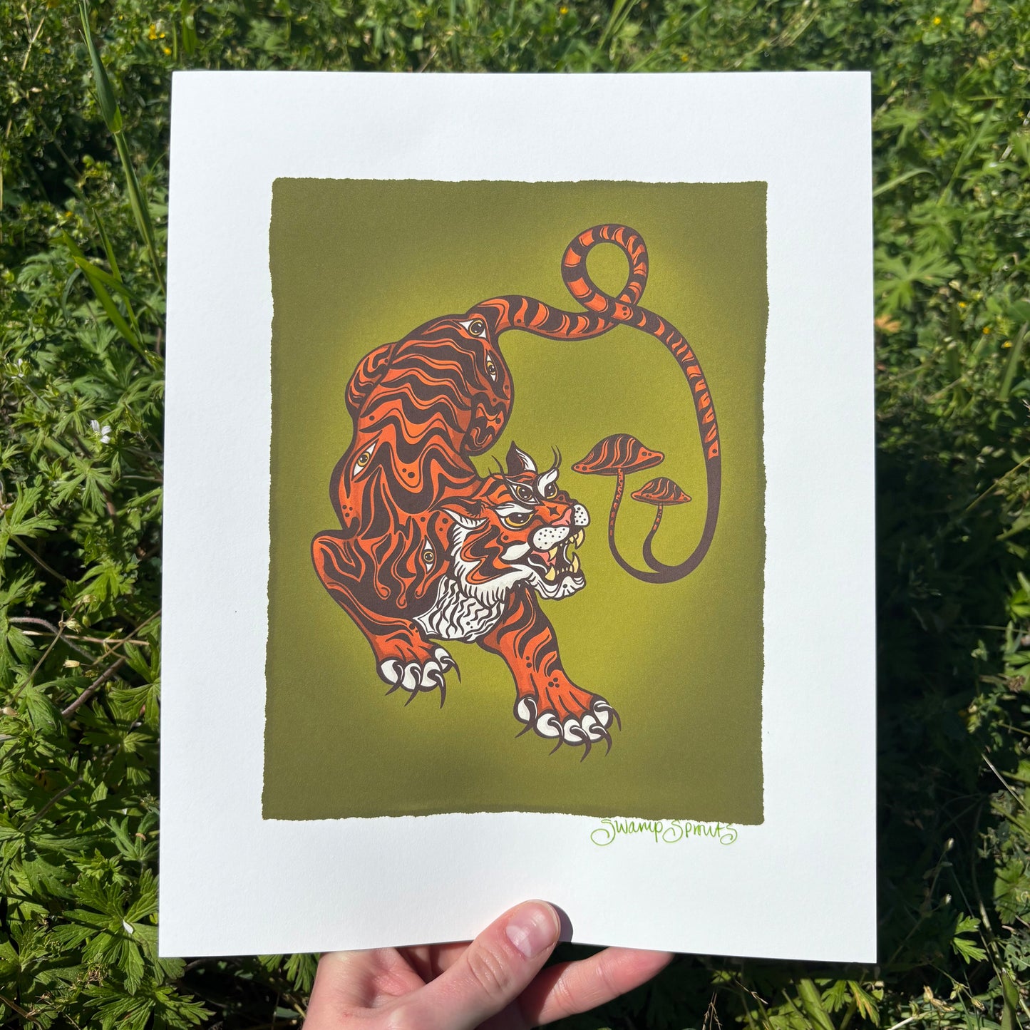 Wild Mushroom 8x10 Giclee Print