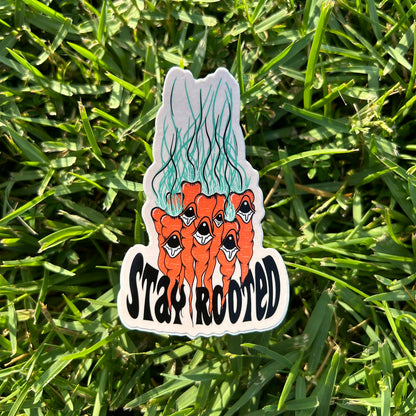 Carrot Stay Rooted Vinyl Sticker