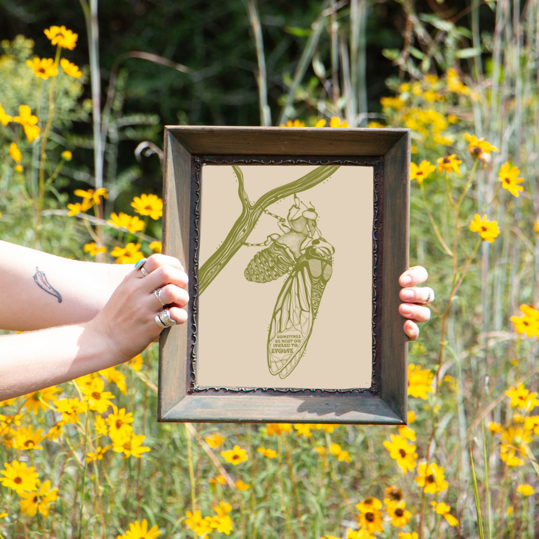 Inner Cicada Giclée Art Print