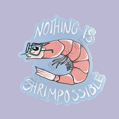 Louisiana Shrimp Vinyl Sticker